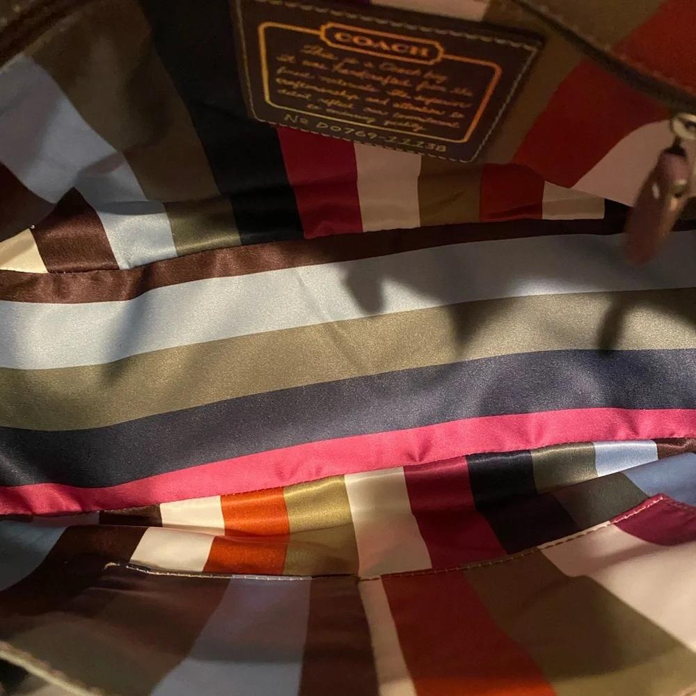 Coach 65th Anniversary Suede Leather Bag - Picture 10 of 15